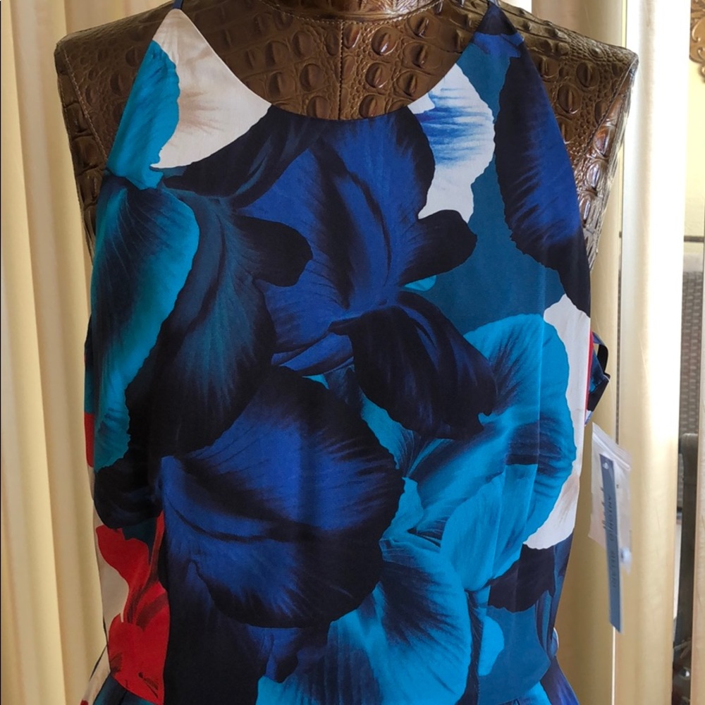 Antonio Melani Floral Silk Dress NWT - Picture 2 of 9